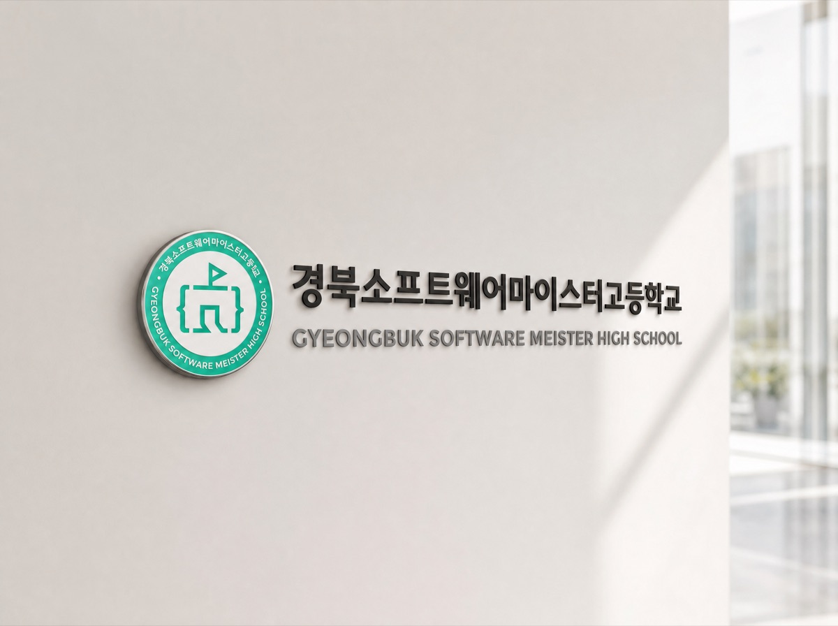 경북소프트웨어마이스터고 엠블럼 월사인