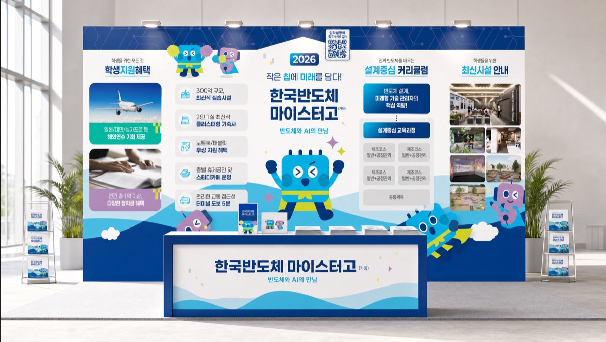 한국반도체마이스터고 박람회 부스